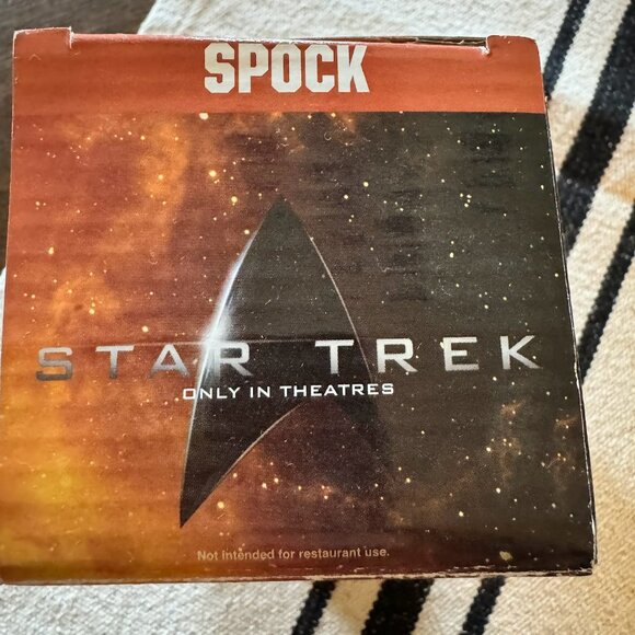 Star Trek Spock Collectible Drinking Glass Burger King 2008 Paramount - Picture 3 of 6